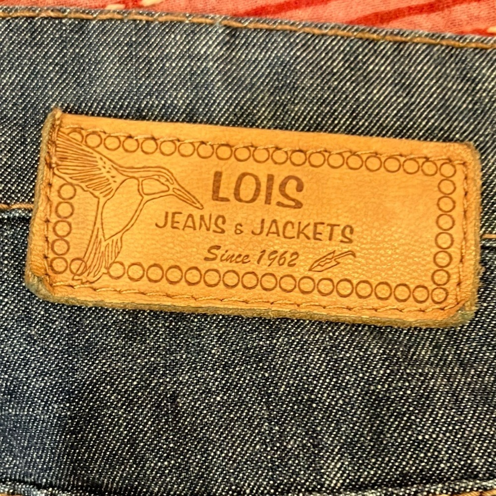 Lois vintage 60’s style Classic Blue Straight Leg lightweight cotton blendJeans - Picture 7 of 13